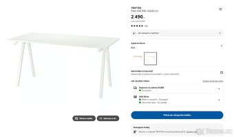 6x IKEA stůl TROTTEN - 2