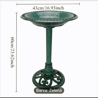 Vodní miska, ptáčník, krmítko pro ptáky - 2