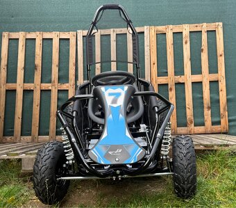 Benzinová Bugina 98ccm4T modrá - 2