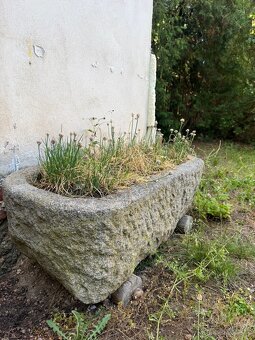 Kamenné žulové koryto 85 cm - 2
