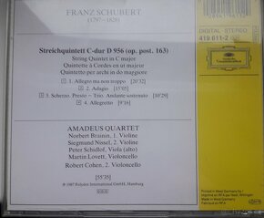 CD Schubert - Streichquintett - 2