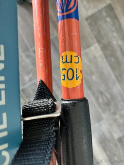 Prodám dětský set - běžky 140 cm + hůlky + boty - 2
