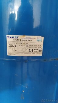 Tlaková nádoba CIMM AFE CE 500 l, vertikální - 2