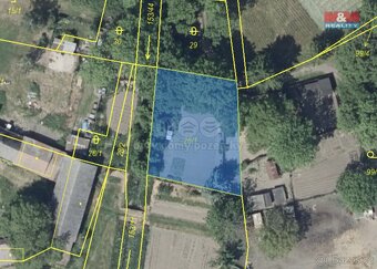Prodej zahrady, 1031 m², Děčany - 2