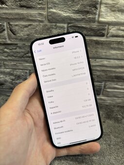 iPhone 14 Pro 128GB Space Black, baterie 86%, DPH - 2