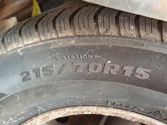 Zimní pneu 215/70R15 98T Tracmax sada + zdarma řetězy - 2