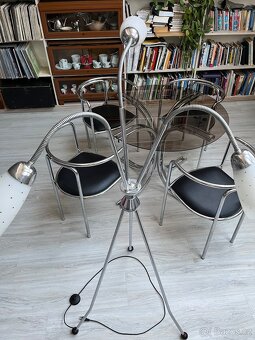 Retro funkcionalismus art deco stojací lampa - 2