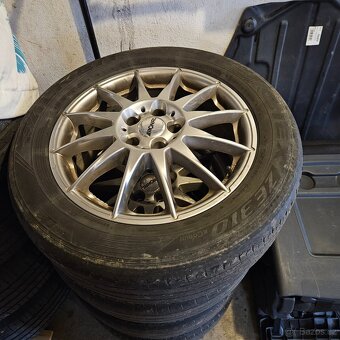 Prodám alu Ronal r17 s gumami rozteč 5x108 - 2
