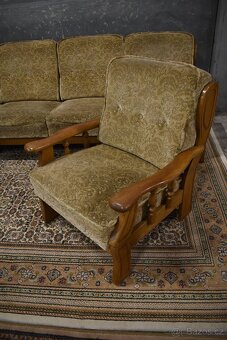 Rohová sedací souprava+ Křeslo - 2