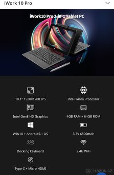 iWork 10 Pro 2 in 1 Tablet PC - 2