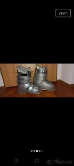 Lyžařské boty, značka Salomon, velikost 25 až 25,5 cm - 2