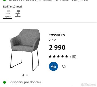 Jidelni zidle Tosberg - 2