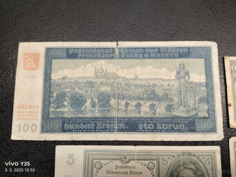 Bankovky Protektorát 1940 - 2