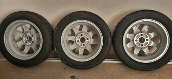 Prodám 3 ks disků včetně pneu 155/65 R14 - 2