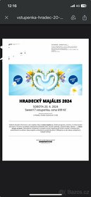 Lístek na majáles v Hradci Králové - Sweet 17(15-17 let) - 2