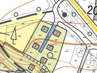 Prodej pozemku příjezdové cesty 242 m2 v obci Nová Ves, okre - 2