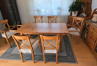 JÍDELNÍ SET IKEA LEKSVIK - 2