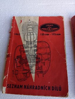 Jawa pérák Jawa 125 175 seznam náhradních dílů literatura - 2