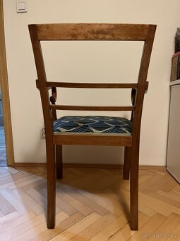 Židle/křeslo art deco repasované starožitnosti - 2