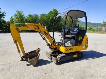 Minibágr JCB 8015, váha 1620kg, 2 lopaty. - 2