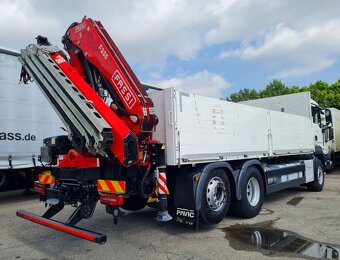 MAN TGS 26.470 BL - 6x2 – Valník + HR-Fasi F 235 A – EURO 6 - 2