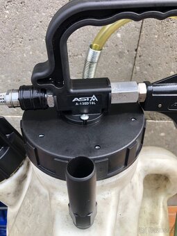 ASTA A13ED 10L pneumatická ATF plnička/odsávačka + adaptéry - 2