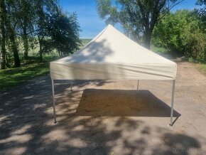Nůžkový stan TKF 3x3m (pogumovaná střecha) - 2