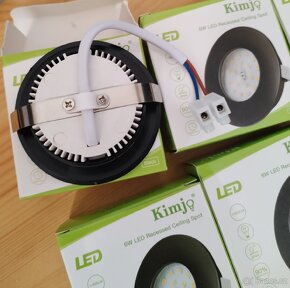 Kimjo LED zapuštěná bodová svítidla, 6ks - 2