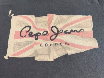 Pánské černé tričko Pepe Jeans, velikost L - 2