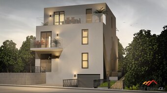 Novostavba byt 4+kk, 104m2, 2x balkon, 2x koupelna s WC, Pra - 2