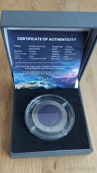 Titanová mince 1 oz NASA 40. výročí Space Shuttle Discovery - 2
