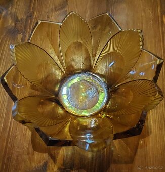 Mísa broušené sklo Topas .kolem r.1930. - 2