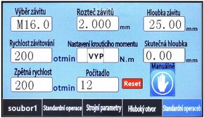 Elektrický závitořez RGM16W M3-M16 programovatelný - 2