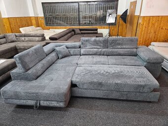 Rohová sedací souprava-rozkládací - 2