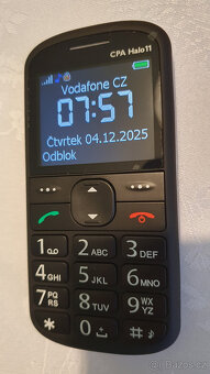 Telefon pro seniory CPA Halo 11 černý - 2