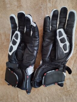 Kožené rukavice na moto - 2