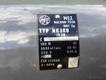 Elektromotor MEZ Mohelnice 100W, 5000 ot/min - 2
