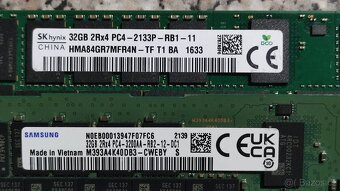 2x 32GB DDR4 ECC registrované RDIMM - 2