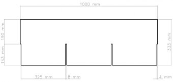 Asfaltová šindel obdelníková hnědá (nová, záruka 20 let) - 2