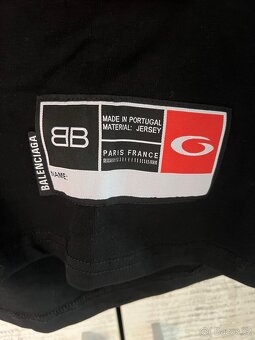 Balenciaga oversized tričko- černé - 2