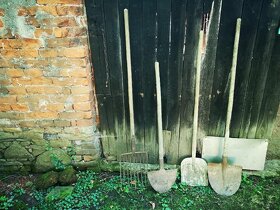 lopaty, krumpáč, hrábě, rýč, motyky, pluh - 2