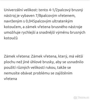 Aku uhlova bruska - 2