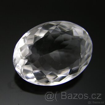 Křemen-křišťál- ovál, modif. bril. - 16,52 ct. - 2