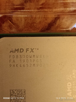 AMD FX-8300 - OSMIJÁDROVÝ CPU PRO AM3+, TDP 95W - 2