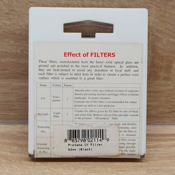 UV FILTR 52mm Tama PRO JAPAN - 2