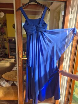 Plesové modré šaty - 2