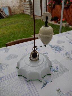 Starožitné závěsné svítidlo Art Deco - 2