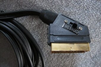 kabel SCART- PS2+ mini jack 3,5mm, propojovací, dl. 3m - 2