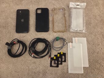 iPhone 11, 256 GB, černý - perfektní stav + příslušenství - 2