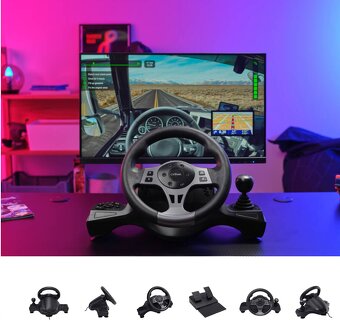 TRUST GXT289 Movi Racing Wheel, nový se zárukou - 2